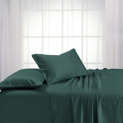 Teal Sheet Set 4Pcs – 100% Cotton, Soft & Breathable Bedding Set