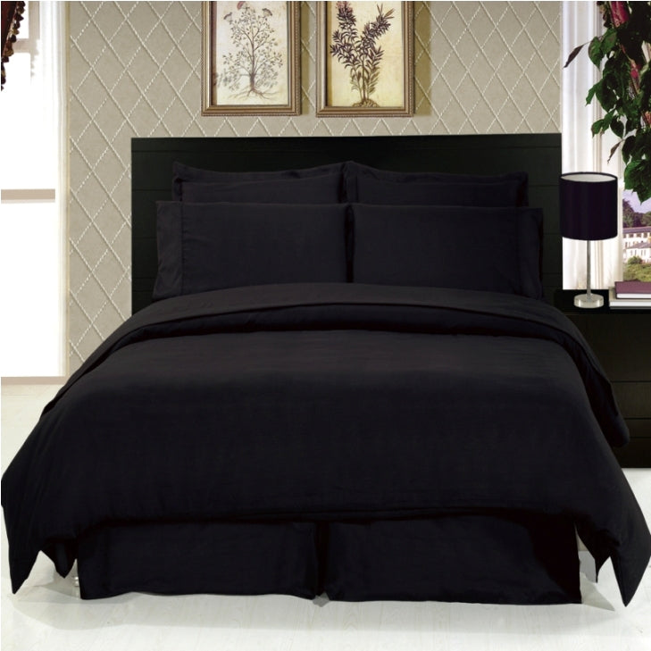 Buy 1000 Thread Count Black Flat Sheet Pure Egyptian Cotton FREE Shipping at- Evalinens.com