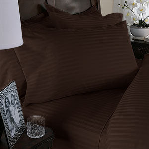 Shop for Solid Chocolate Sheet Set Egyptian Cotton 1000 Thread Count