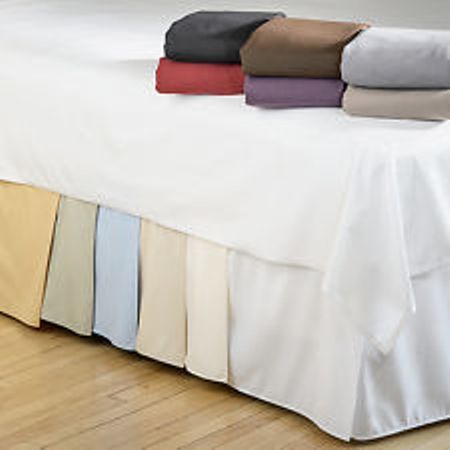 cotton bed skirt, single bed skirt, queen bed skirt, calking bed skirt, split corner, twin-xl bed skirt, double size bed skirt, full bed skirt white, ivory bed skirt, calking bed skirt, 24 inch bed skirt, White Bed Skirt 24 Inch Drop, Egyptian Cotton,